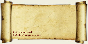 Danica Vermezović vizit kartica